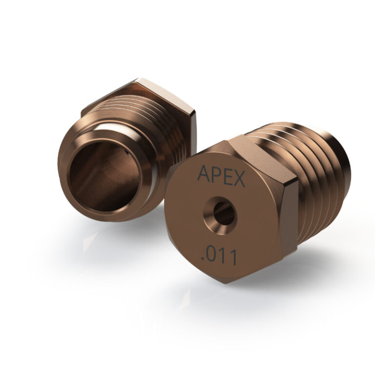 APEX 3/8” Hex Nozzles – APEX Waterjetting Global