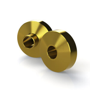 Brass Button, UHP TubingSeal Large