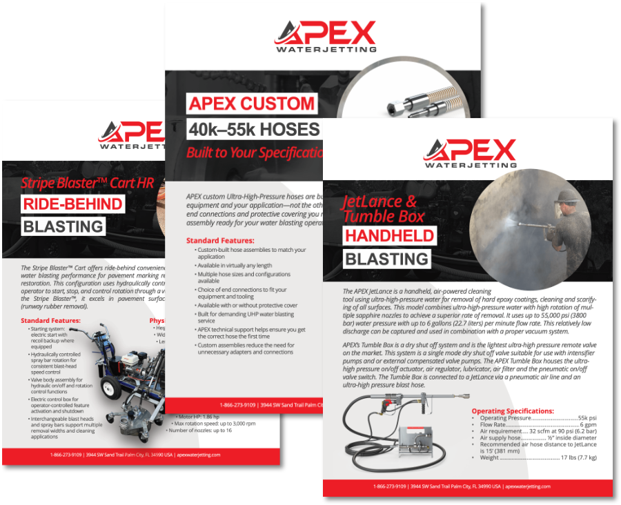 APEX Spec Sheets