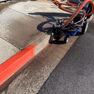 Curb Blaster working